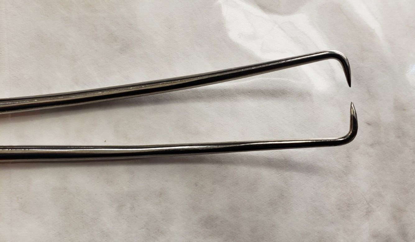 3-Units SKLAR Surgical OBGYN Duplay Tenaculum Forceps 11" Curved