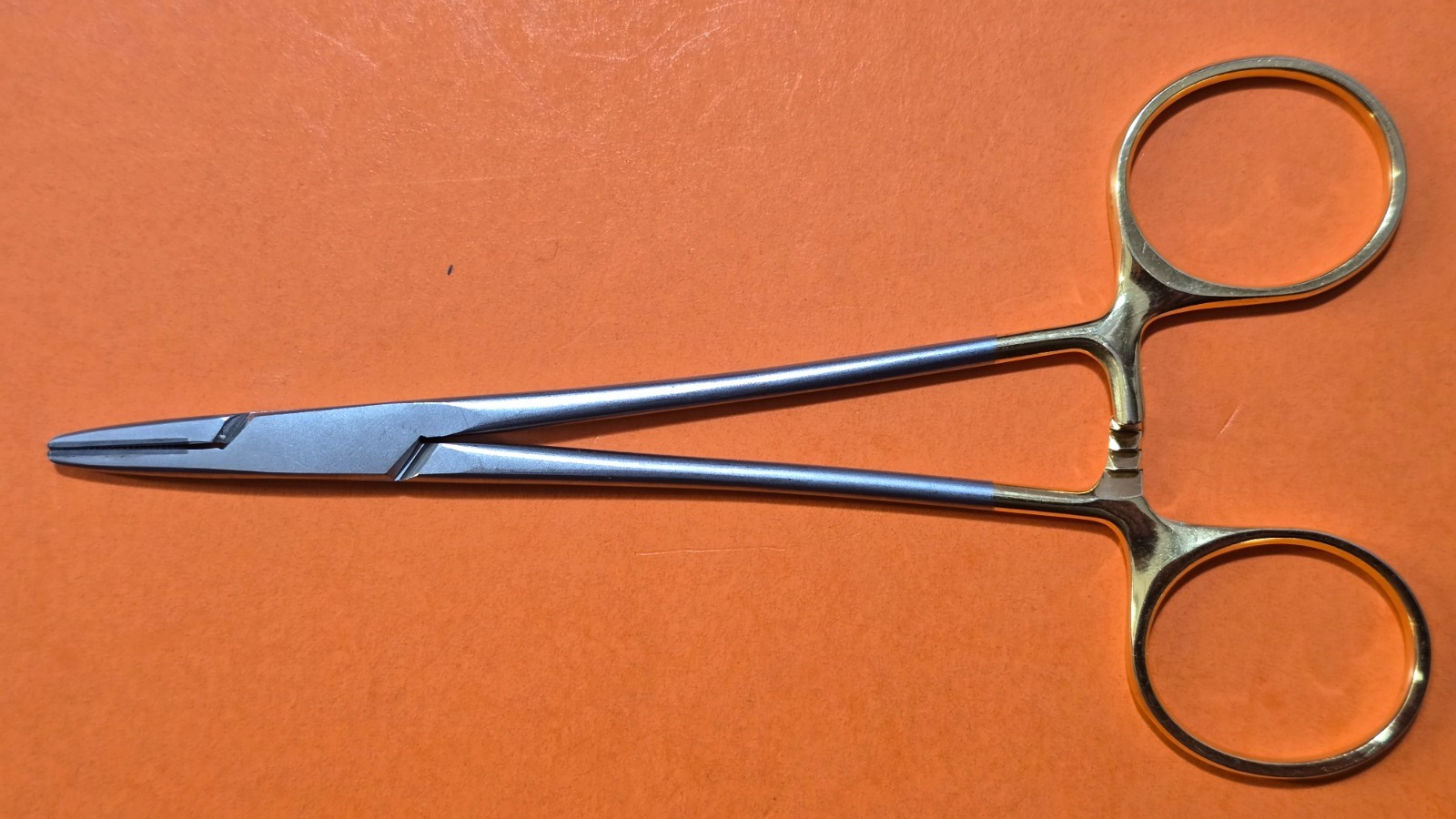 Aesculap BM012R Surgical  TC Halsey Needle Holder  Durogrip 5 1/8"