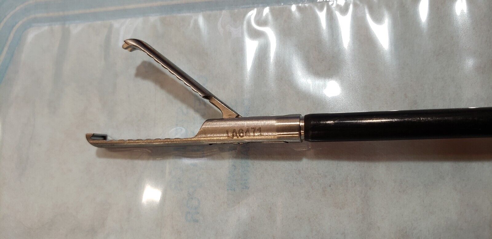 V. Mueller LA6471 Laparoscopic Grasping Forceps 5mm x 36cm Ratchet Handle
