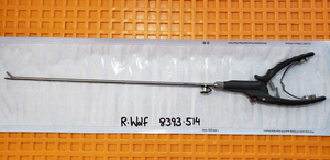R.Wolf 8393.514 Laparoscopic Needle Holder 5mmx34cm Carbide jaws Right Curved