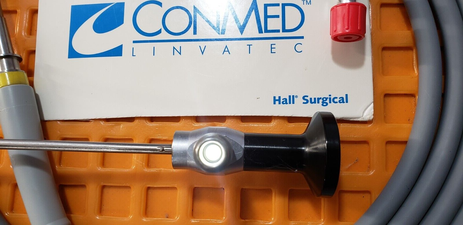 Conmed Linvatec 7581 4mmx30 Degree Telescope 30cm Autoclave & Fiber Optic Cable