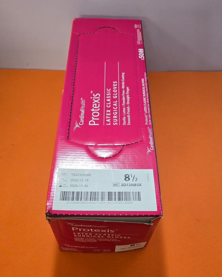 50-Pairs Cardinal Protexix Surgical Glove 8.5" REF: 2D72N85X Surgical Gloves