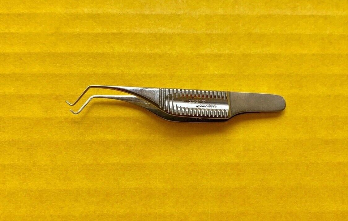 Storz Ophthalmic Botvin Iris Forceps Bayonet Tip REF: E-1477