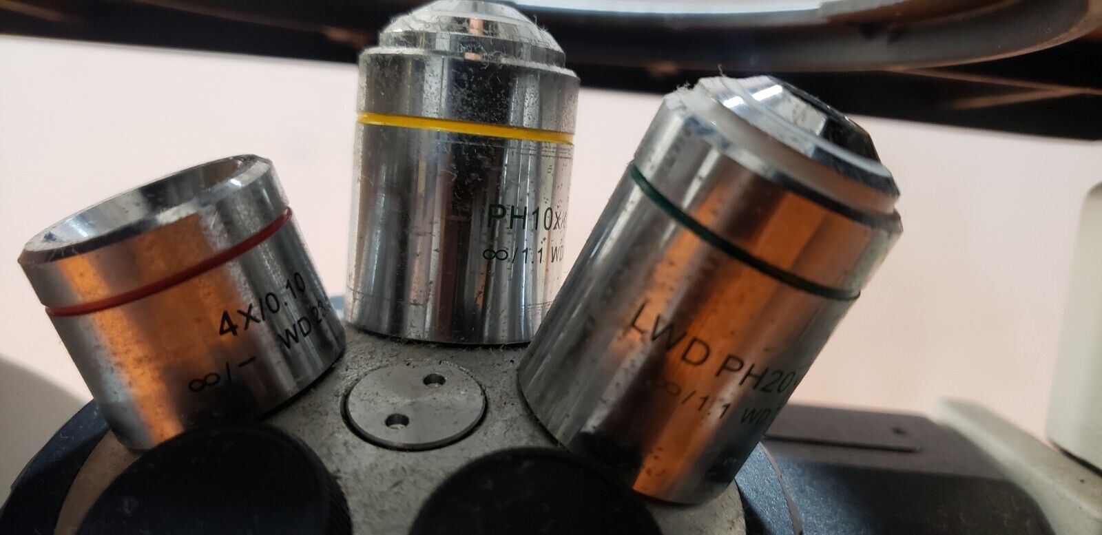 Motic AE31 Series Inverted Microscope with 3 Objectives