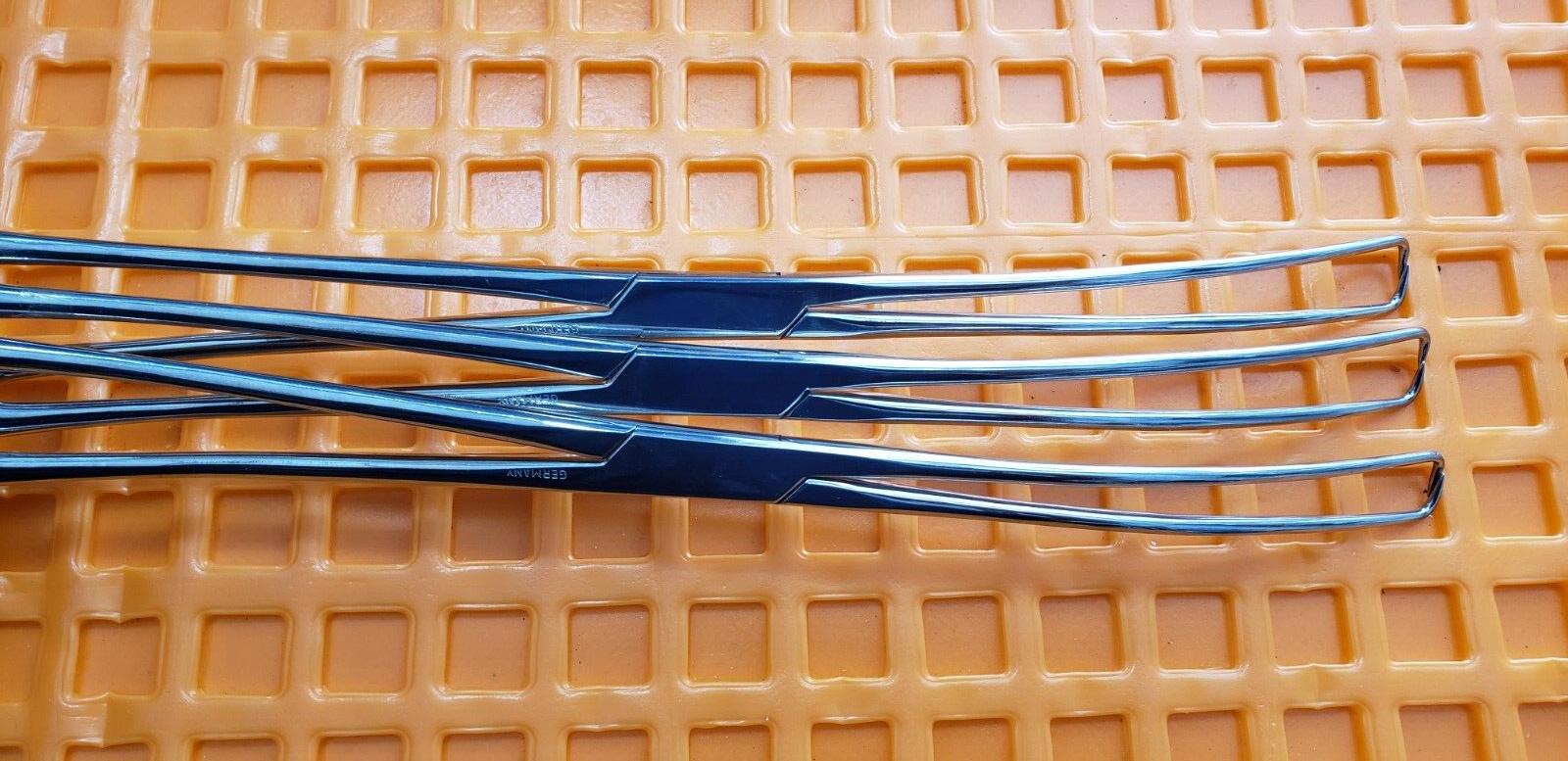 3-Units SKLAR Surgical OBGYN Duplay Tenaculum Forceps 11" Curved