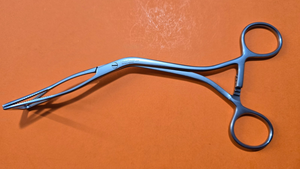 V.Mueller CH 1610 Surgical Lovelace Forceps 8"  Jaws 1" wide