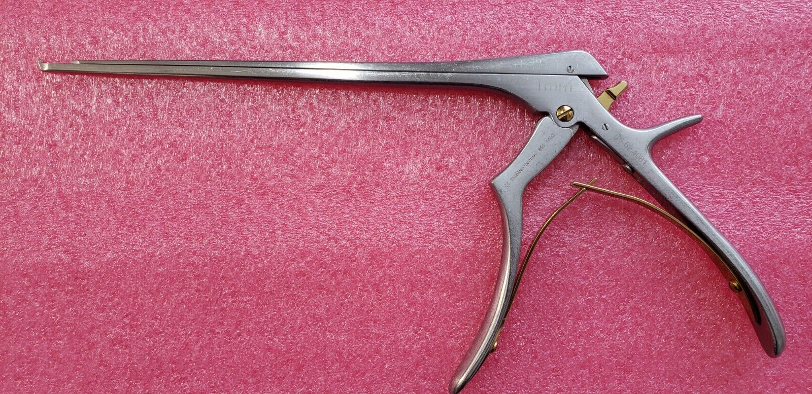 gSource 69-4081 Orthopedic Kerrison Rongeur 1mm 40 Degree Up Thin Foot Plate