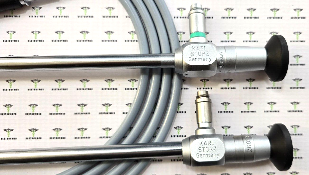 Karl Storz 10mmx0+10mmx30 Degree Telescope 30cm Set with 495ND Fiber Cable