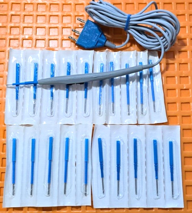 Valleylab 2 Button Power Control Reusable Pencil with 20- Electrodes Free.