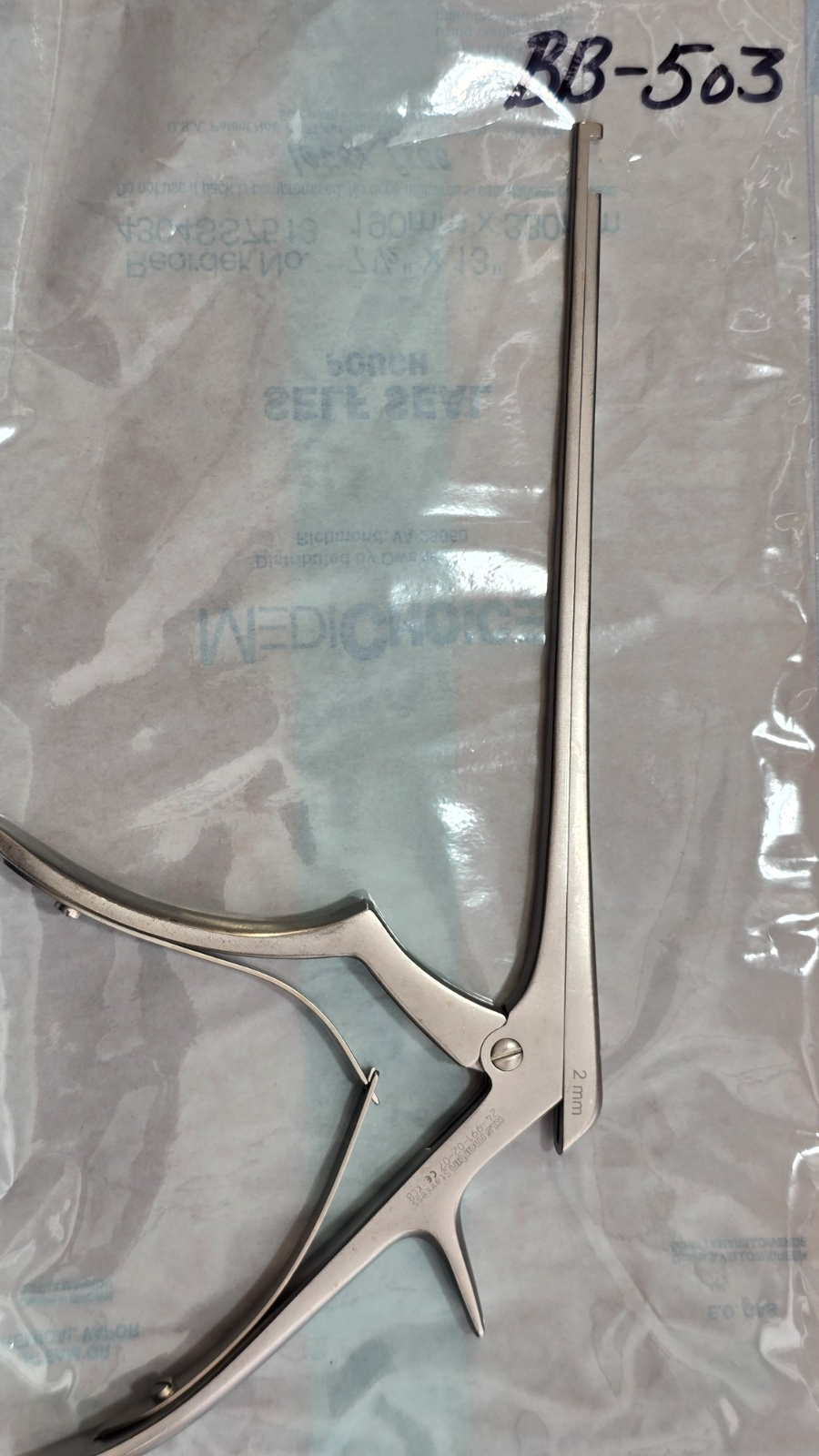 KLS martin 24-991-02-07 Orthopedic Kerrison Rongeur 2mm x 90 Degree 7"