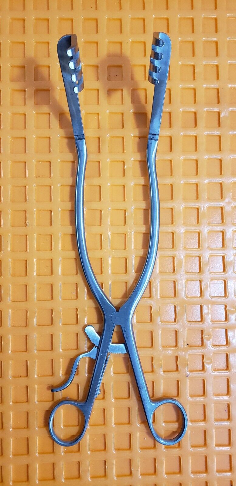 JARIT 205-221 Surgical orthopedic Beckman-Ads Retractor, 12 1/4" Blunt 4x4
