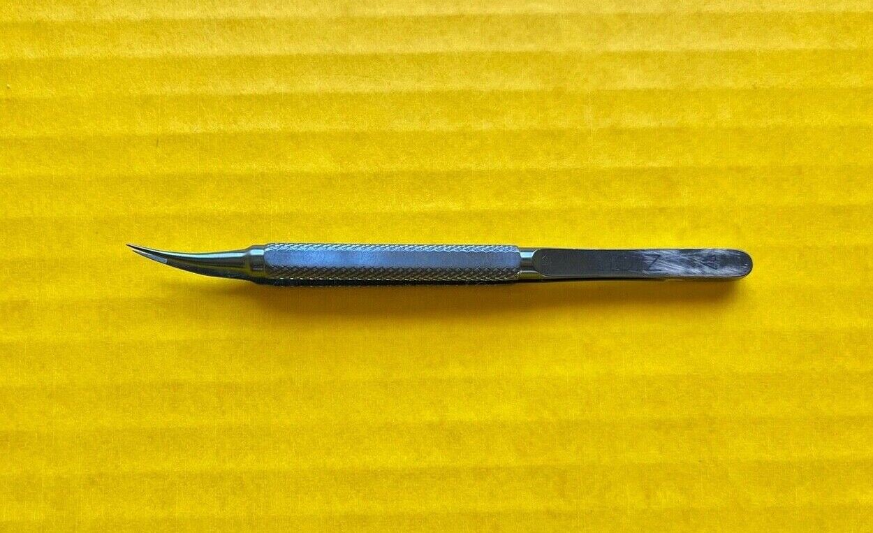 Storz Ophthalmic Nordan Tying Forceps, Curved Titanium, 4.3" REF: 2-420
