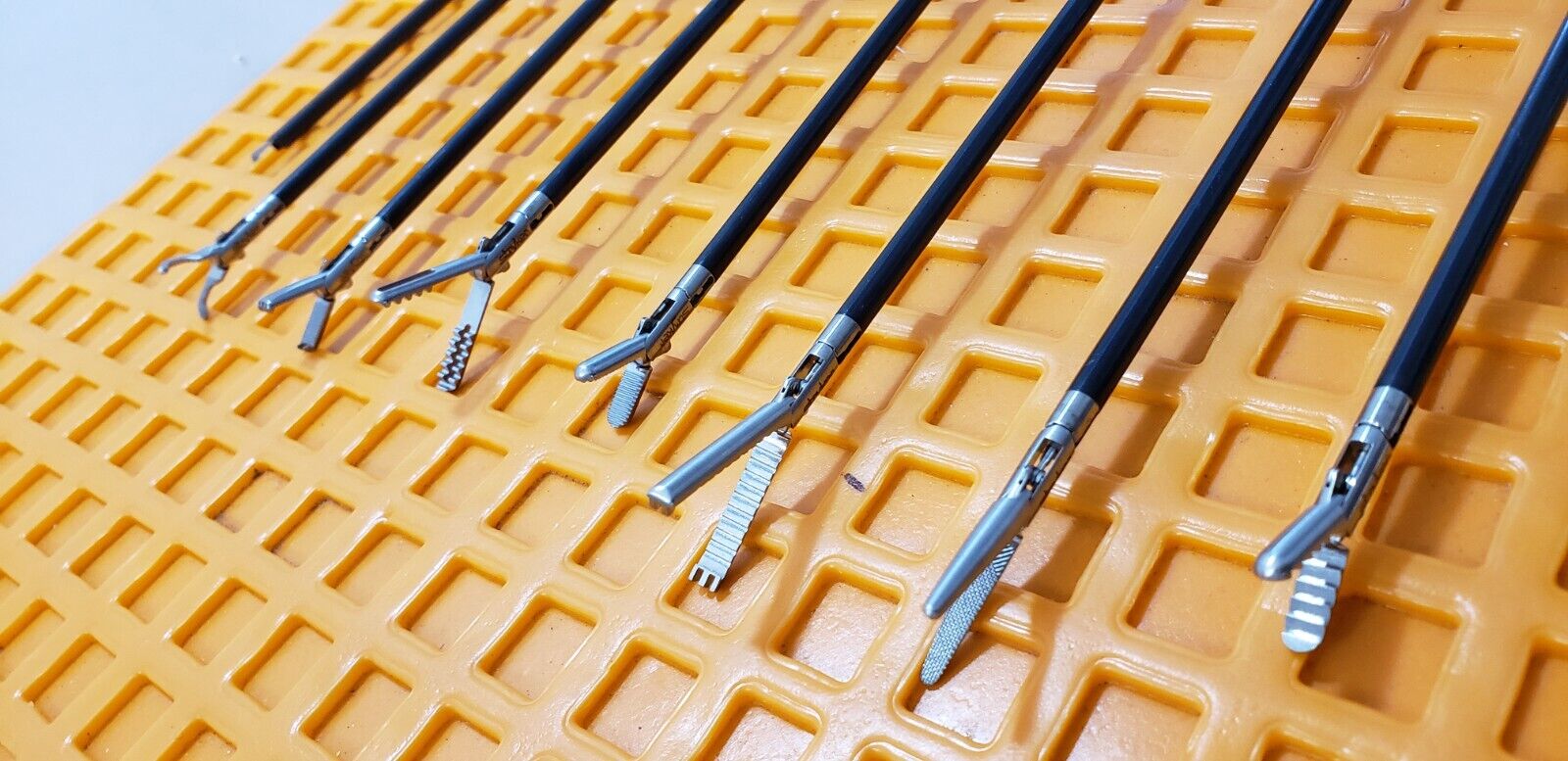 Stryker Laparoscopic 5mm x 30cm Monopolar Instruments Set of 9 Reusable & Tray