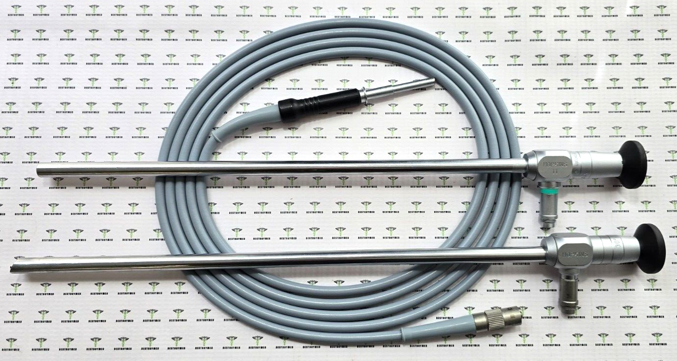 Karl Storz 10mmx0+10mmx30 Degree Telescope 30cm Set with 495ND Fiber Cable