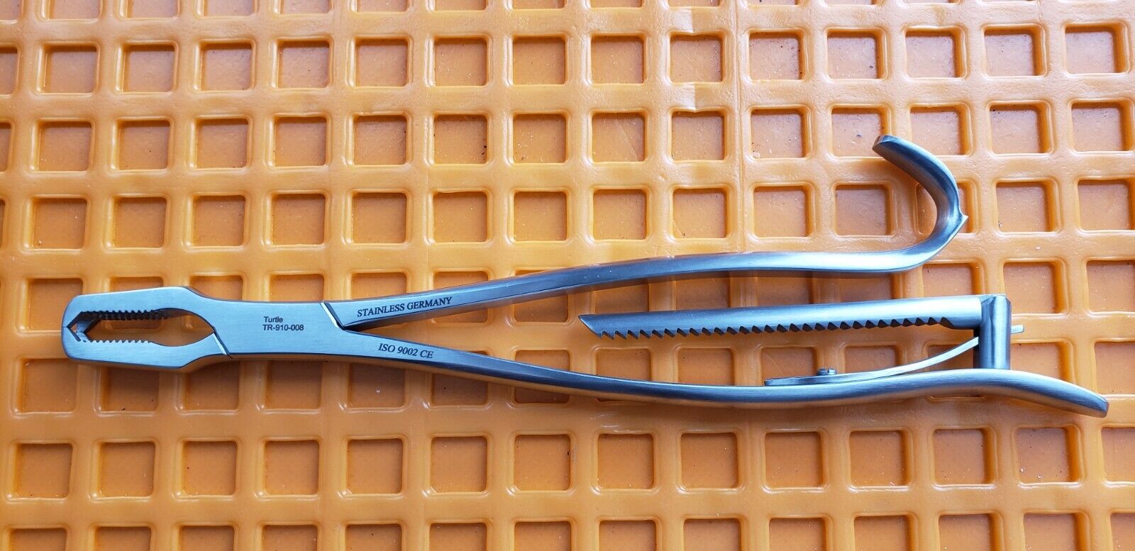 Turtle Surgical Orthopedic KERN Bone Holding Forceps 8.5" W- Ratchet