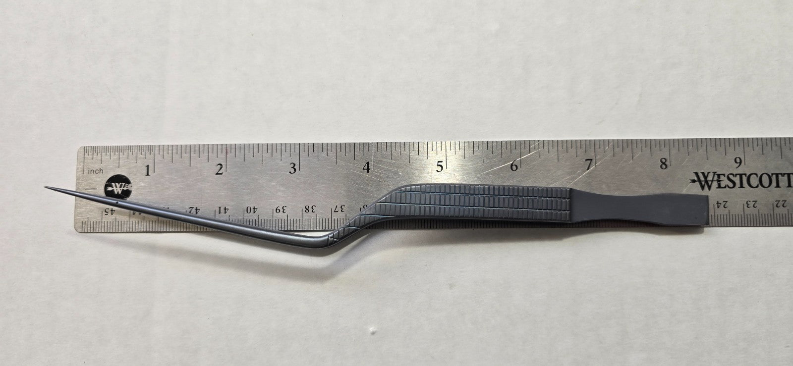 Codman 80-1503 Surgical Neuro Titanium Malis Bayonet Forceps 8 3/4" Fine Tip