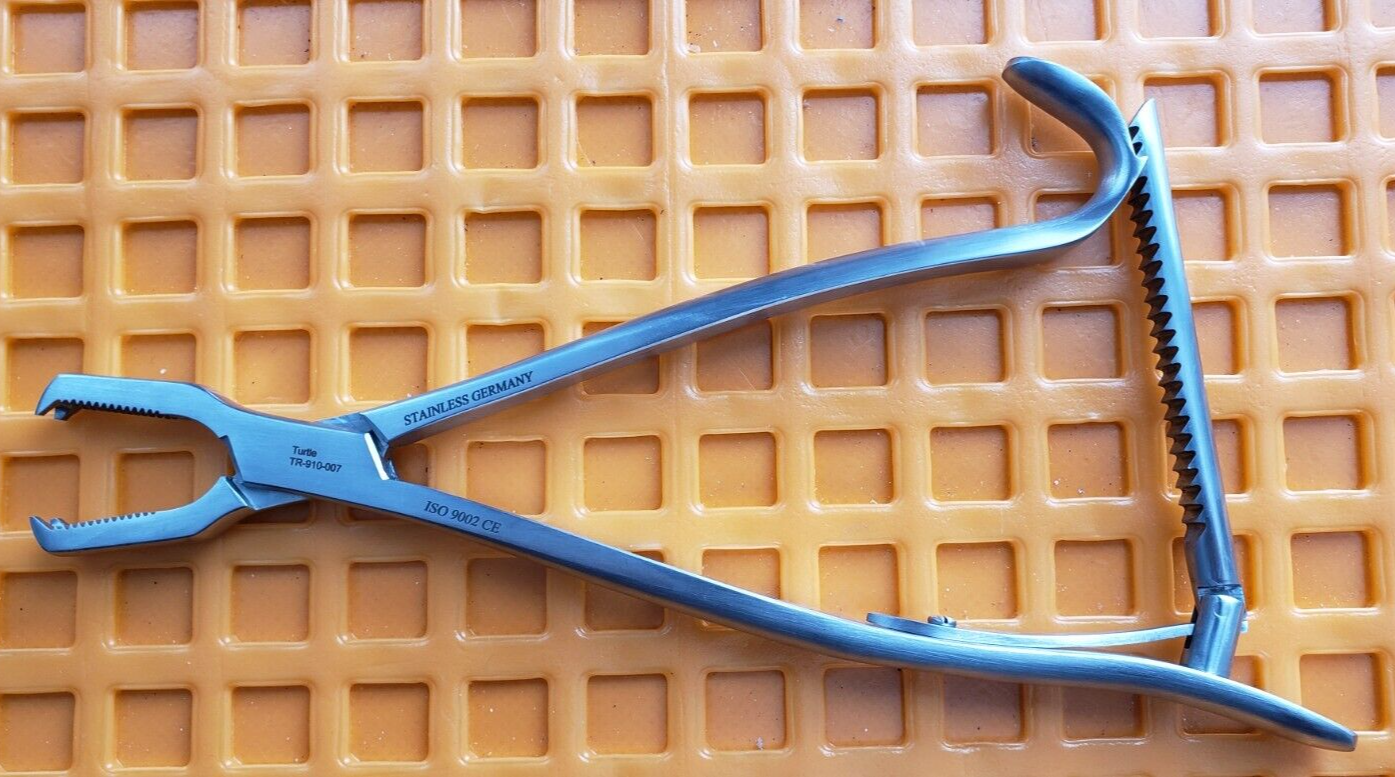 Turtle Surgical Orthopedic KERN Bone Holding Forceps 7.5" W- Ratchet