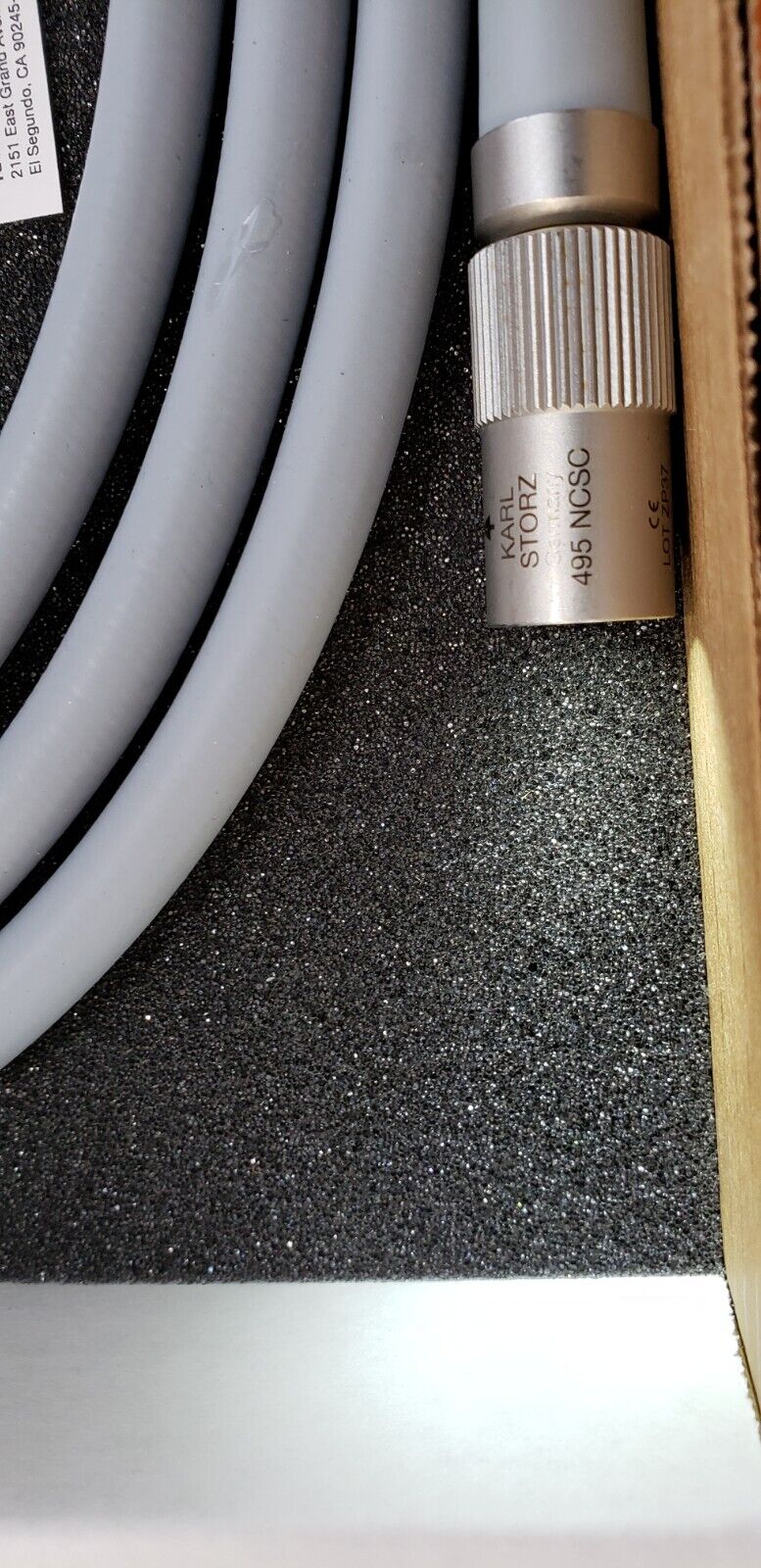 Karl Storz 495NCSC LED Fiber Optic Cable 4.8mmx250cm Use w-TL400 LED RUBINA