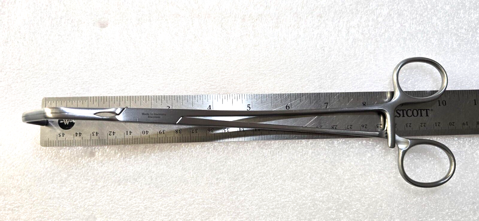 Jarit 320-322 Surgical DeBakey Occlusion Clamp 10"  Jaw Length 2.5"