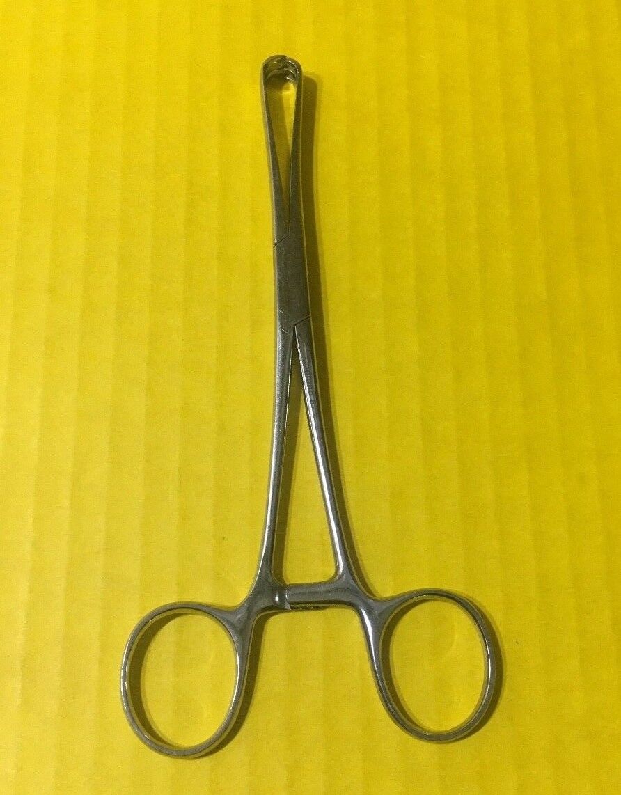 Codman Lahey Thyroid Tenaculum Forceps, 3x3 Sharp Teeth REF: 30-4088