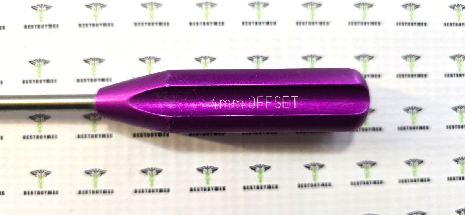 Arthrex Surgical Reusable 4mm OFFSET Instrument Purple handle  REF: AR-5600