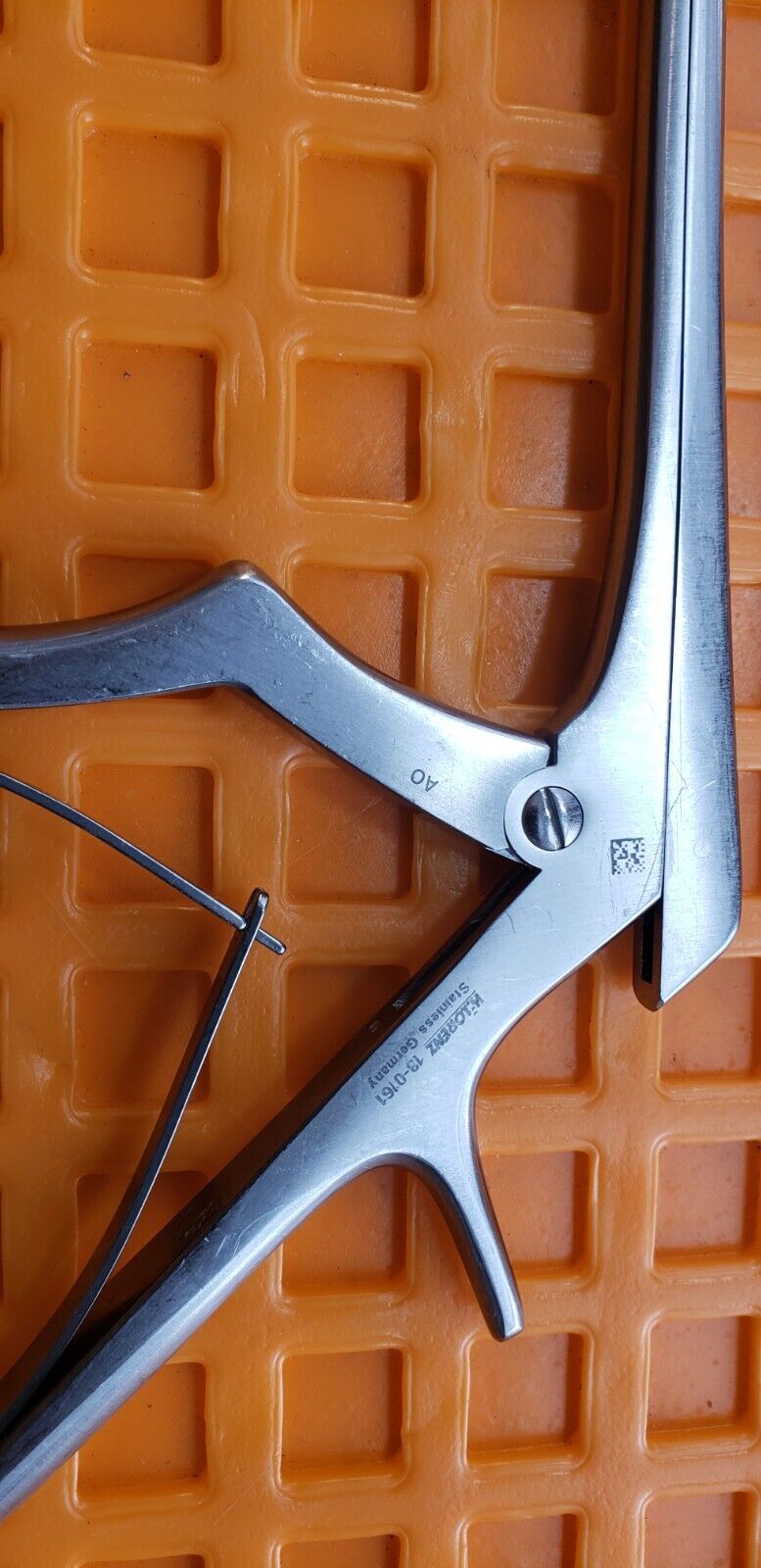 W.Lorenz 18-0161 Orthopedic Spurling Kerrison Rongeurs 40 Deg 3mm Up 11" Shaft