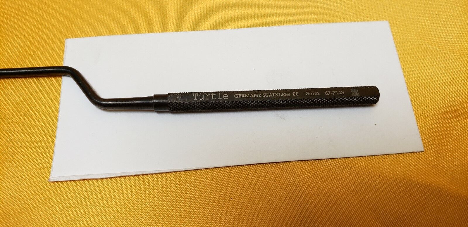 67-7143 Orthopedic Neuro Opti-Length Hardy Curette 3mm Ring Bayonet 330mm/13"