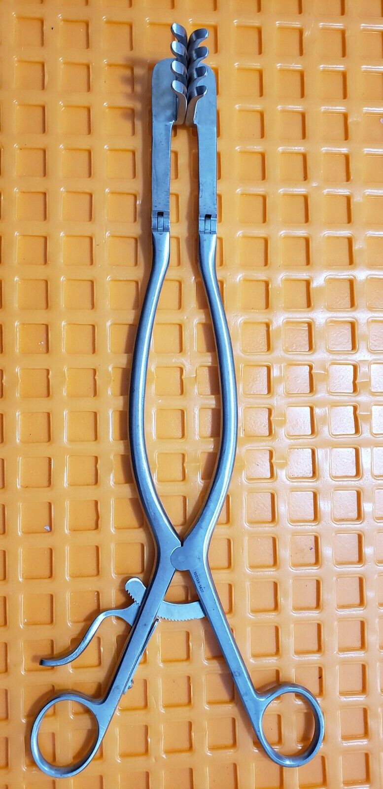 JARIT 205-221 Surgical orthopedic Beckman-Ads Retractor, 12 1/4" Blunt 4x4