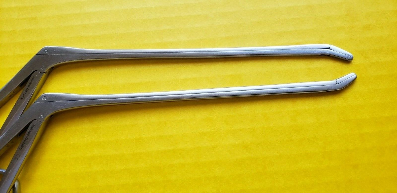 V. Mueller K-0124,K-0125 Neuro/Spine Rongeur 2x10mm Set of 2 Up & Down Tip
