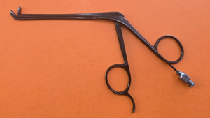 R.Wolf Surgical Wilde Rongeur Ear Forceps 4" Up Angled fenestrated Jaws