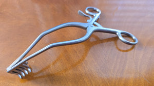 Turtle Surgical Adson Cerebral Retractor 7.5" Sharp 4x4 Prongs