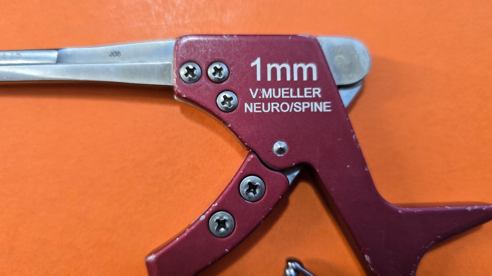 V.Mueller Chroma Line Kerrison Rongeurs 40 Deg 1mm 8" Shaft Neuro Spine