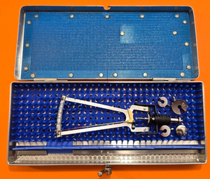 Advanced Medical Ophthalmic Schiotz Tonometer with 3 weights with Box.