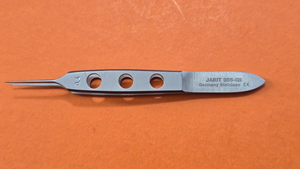Jarit 355-121 Bishop Harmon Tissue Forceps 3 1/4" straight 1x2 teeth