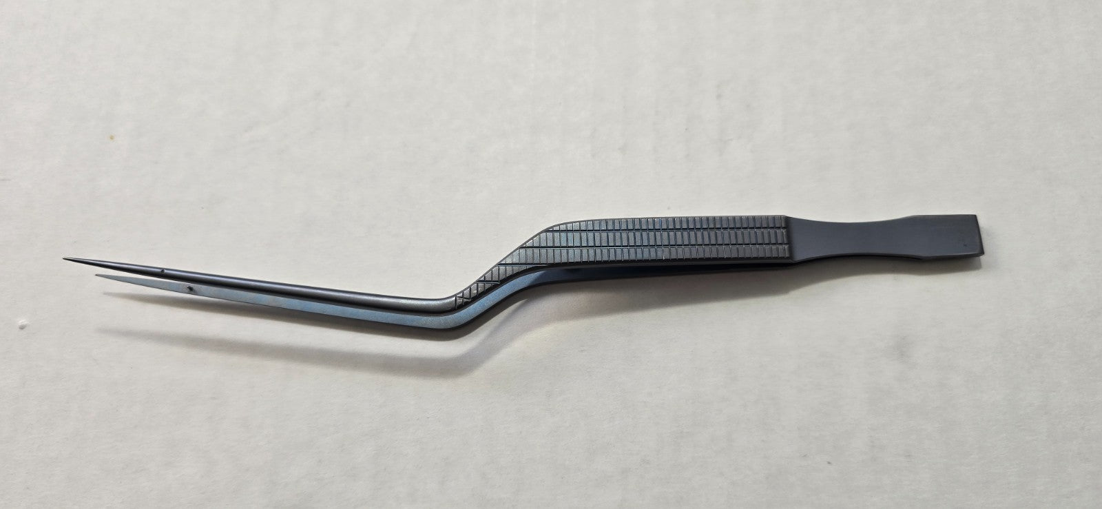 Codman 80-1503 Surgical Neuro Titanium Malis Bayonet Forceps 8 3/4" Fine Tip