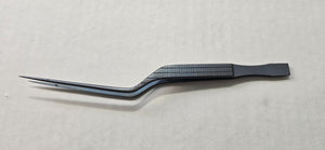 Codman 80-1503 Surgical Neuro Titanium Malis Bayonet Forceps 8 3/4" Fine Tip