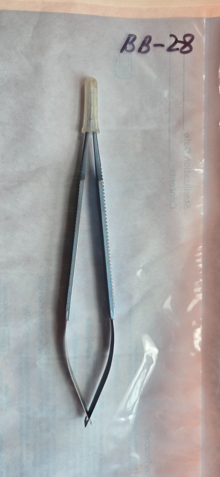 Codman 80-1521 Surgical Titanium Malis Scissors 6.5" Curved Tips