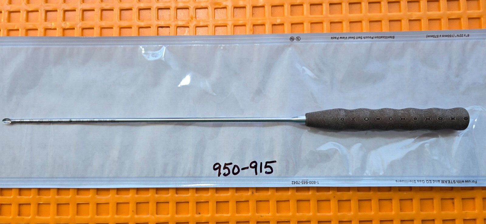 Medtronic 950-915 Surgical Orthopedic Curette Size 2 Oval Cup 0 Deg