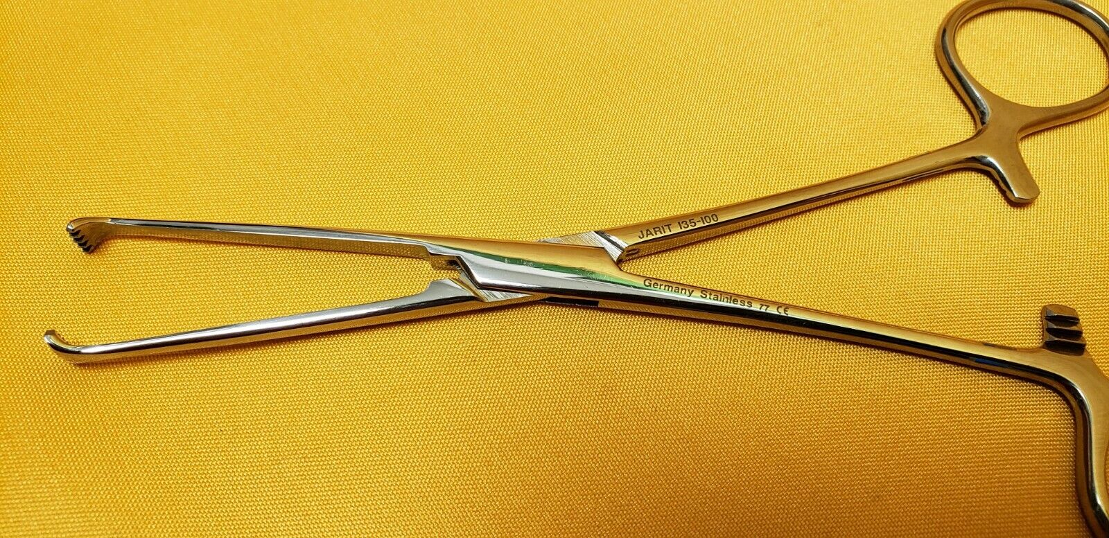 Jarit 135-100 Allis Forceps 6.25" Tissue 4x5 teeth  Surgical Instruments