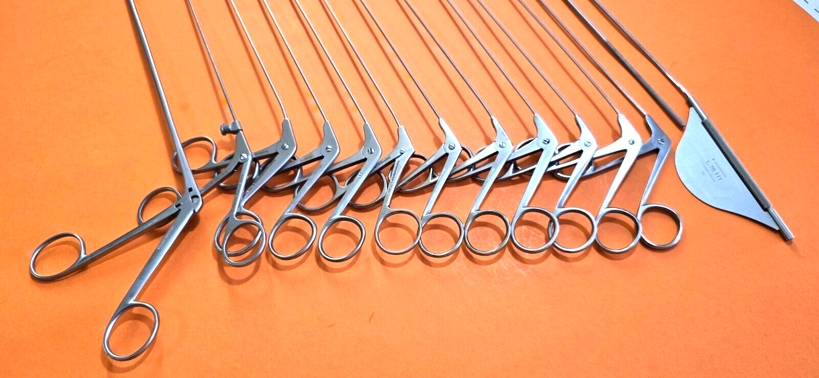 Karl Storz ,Pilling Surgical Laryngeal Instruments Set of 14-Pcs with Tray.