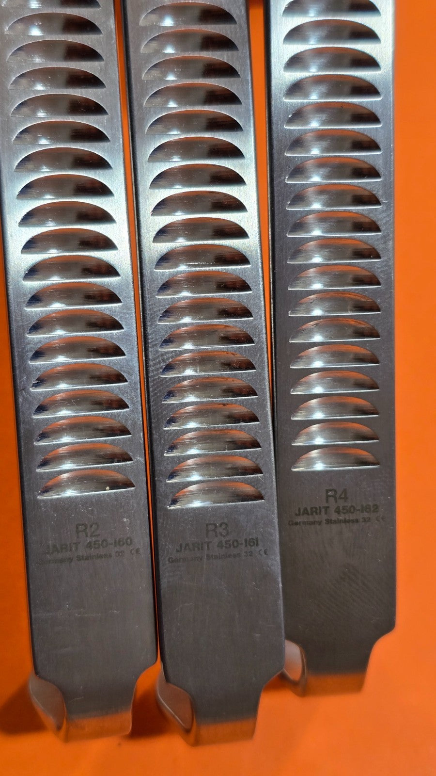 Jarit 456-160,161,162 Ring Retractor Blades Set for Davis, McIvor Mouth Gag