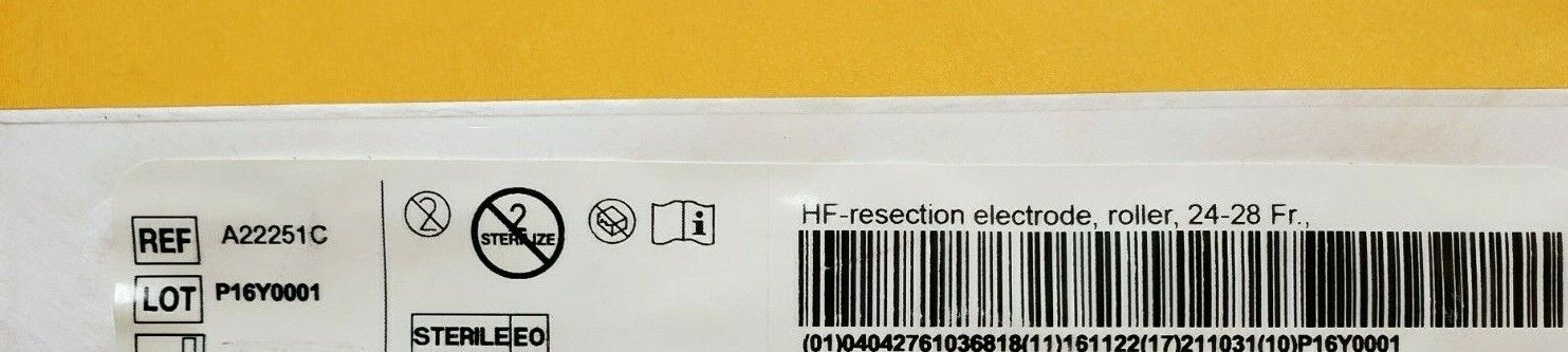 6- pieces Olympus A22251C HF Resection Roller Electrode 24-28 Fr / 12* and 30*