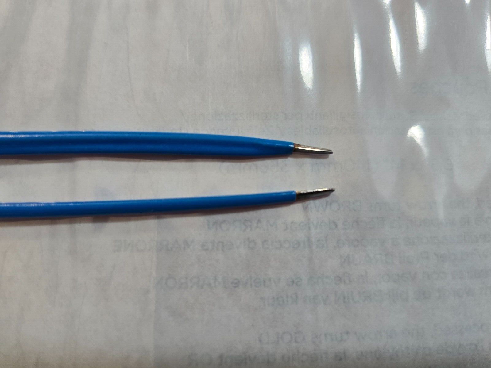 Turtle Surgical Malis Bayonet Bipolar Forceps 7" Blue Coated & Bipolar Cord