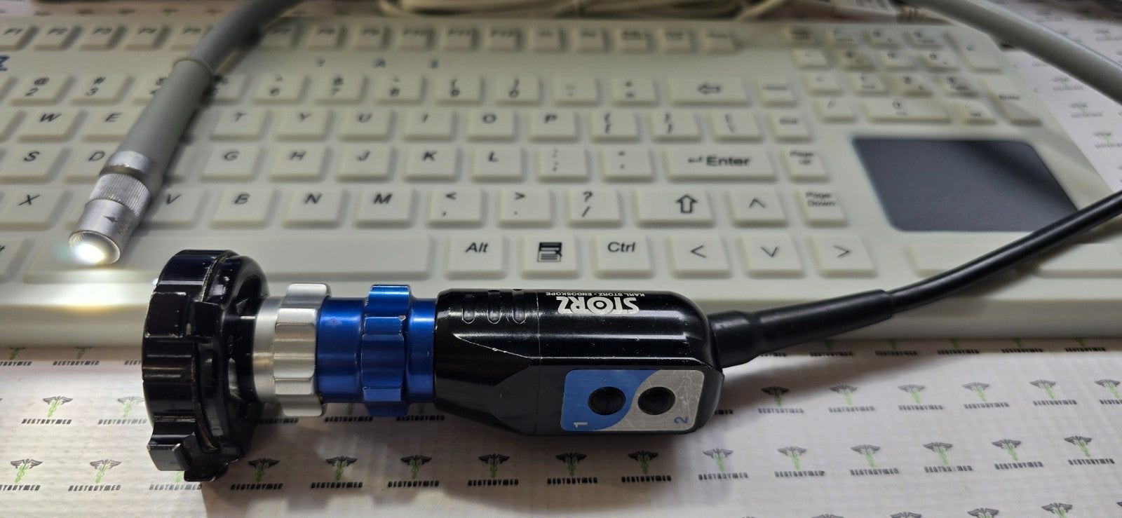 Karl Storz tele Pack X 20045020 Video Camera System W- Scope, Fiber Optic 495NE