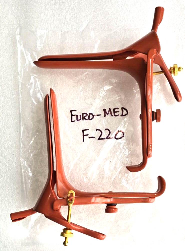 EURO-MED F-220 OBGYN LEEP Pederson Speculum LARGE Coated