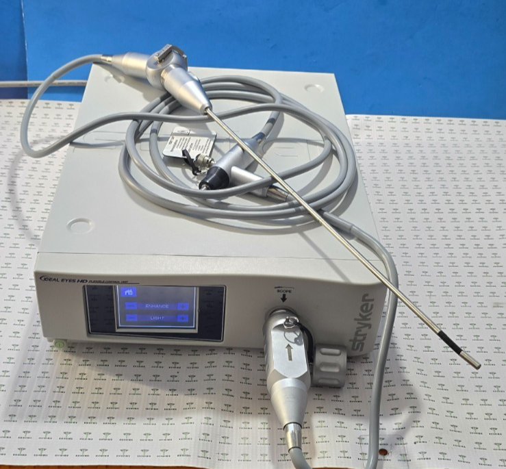 Stryker 0502110-145 Articulating Laparoscope 5mm x 0* & HD Control Unit