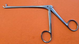 Turtle Surgical Peapod Forceps 5.5" shaft up Angled 45* Bite 3x7mm