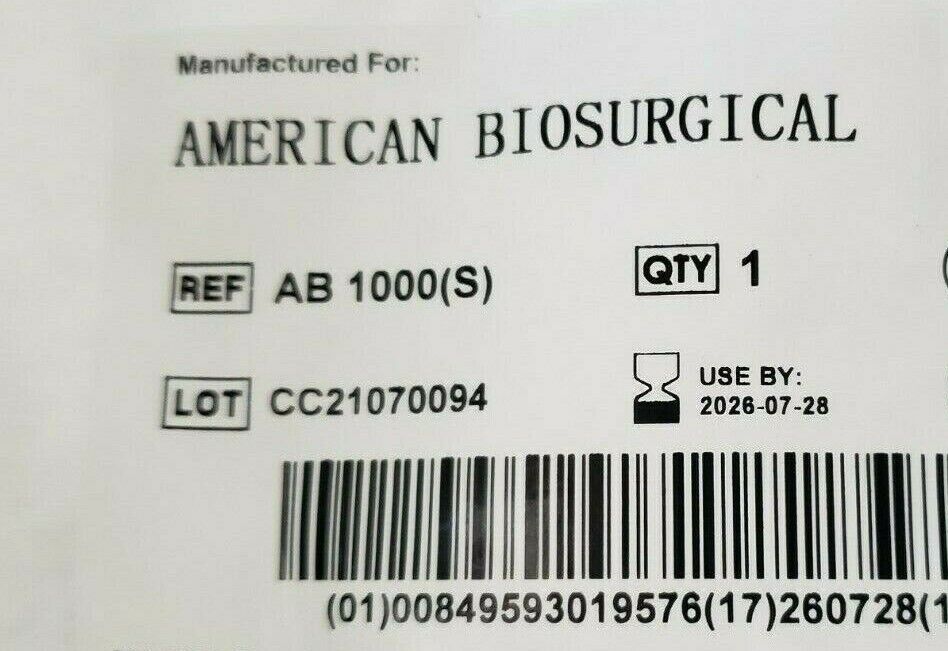 American Surgical Adson Bipolar Forceps 5.5" Non Stick Smooth Jaws with Cable