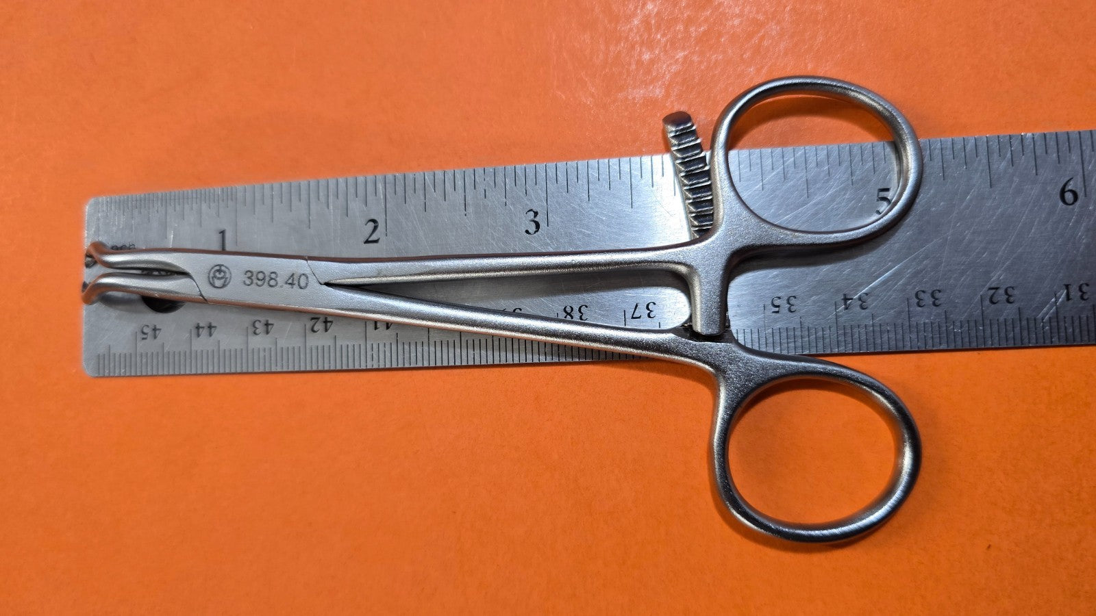 Zimmer Orthopedic Bone Reduction Forceps 5" w Ratchet