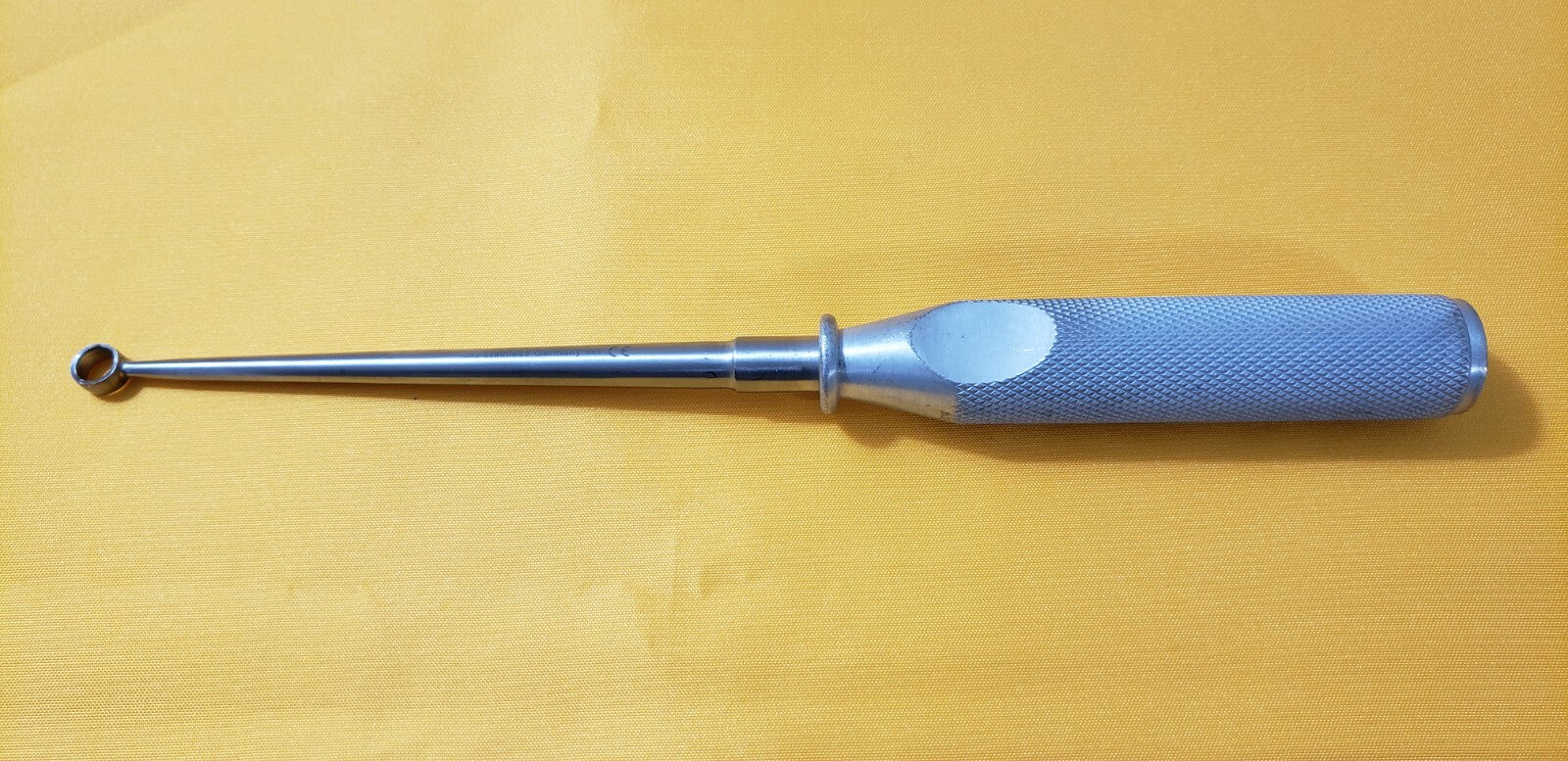 K-Medic KM 49-452 Surgical Orthopedic Cone Ring Curette 9" Straight #2 